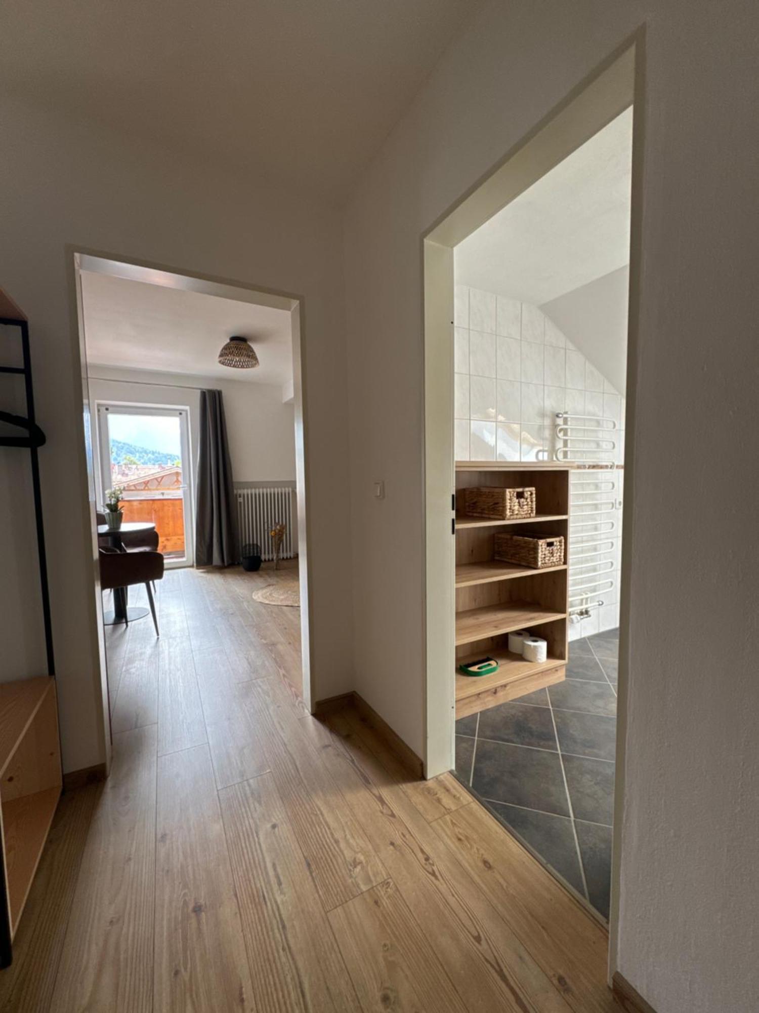 Apartment Pfanzelter การ์มิช-พาร์เทนเคียร์เชน ภายนอก รูปภาพ